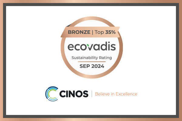 Cinos Awarded EcoVadis Bronze Certification