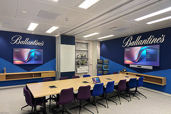 Proactive and flexible AV support and maintenance enhances productivity at Pernod Ricard’s Chiswick Office