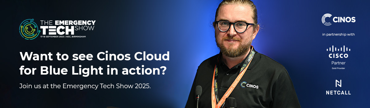 Cinos Cloud for Blue Light at The Emergency Tech Show 2025