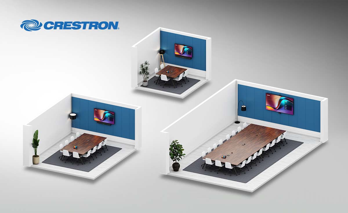Crestron Flex Teams room configurations
