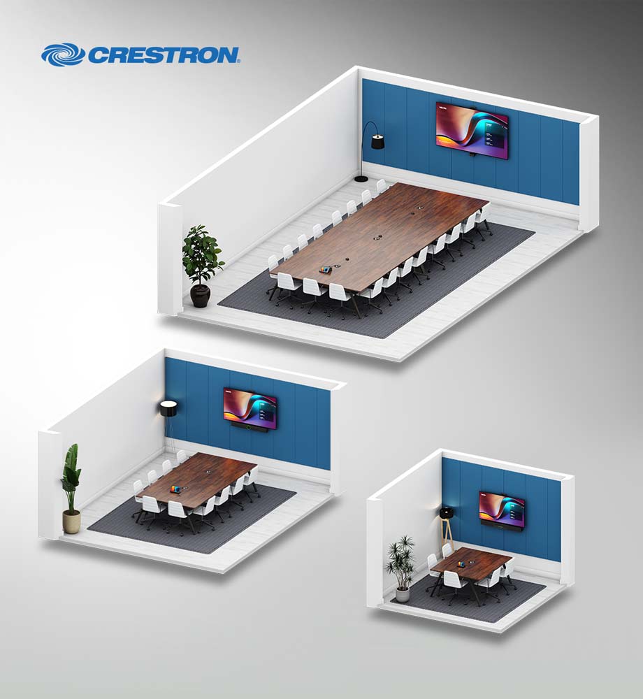 Crestron Flex Teams room configurations