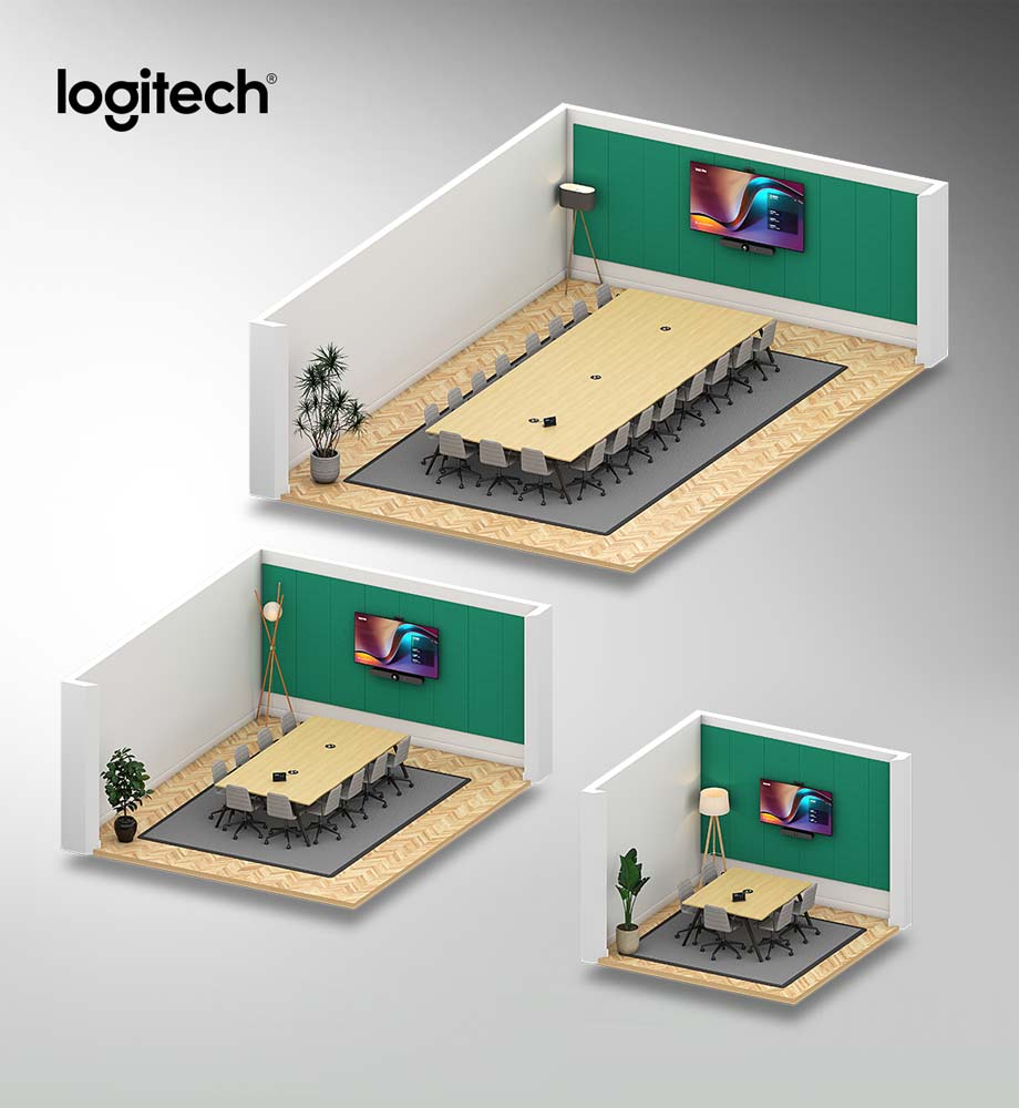 Logitech Teams Rooms installations